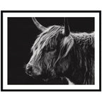 Scottish Highland by Crystal Lynn Collins Framed Wall Art Print