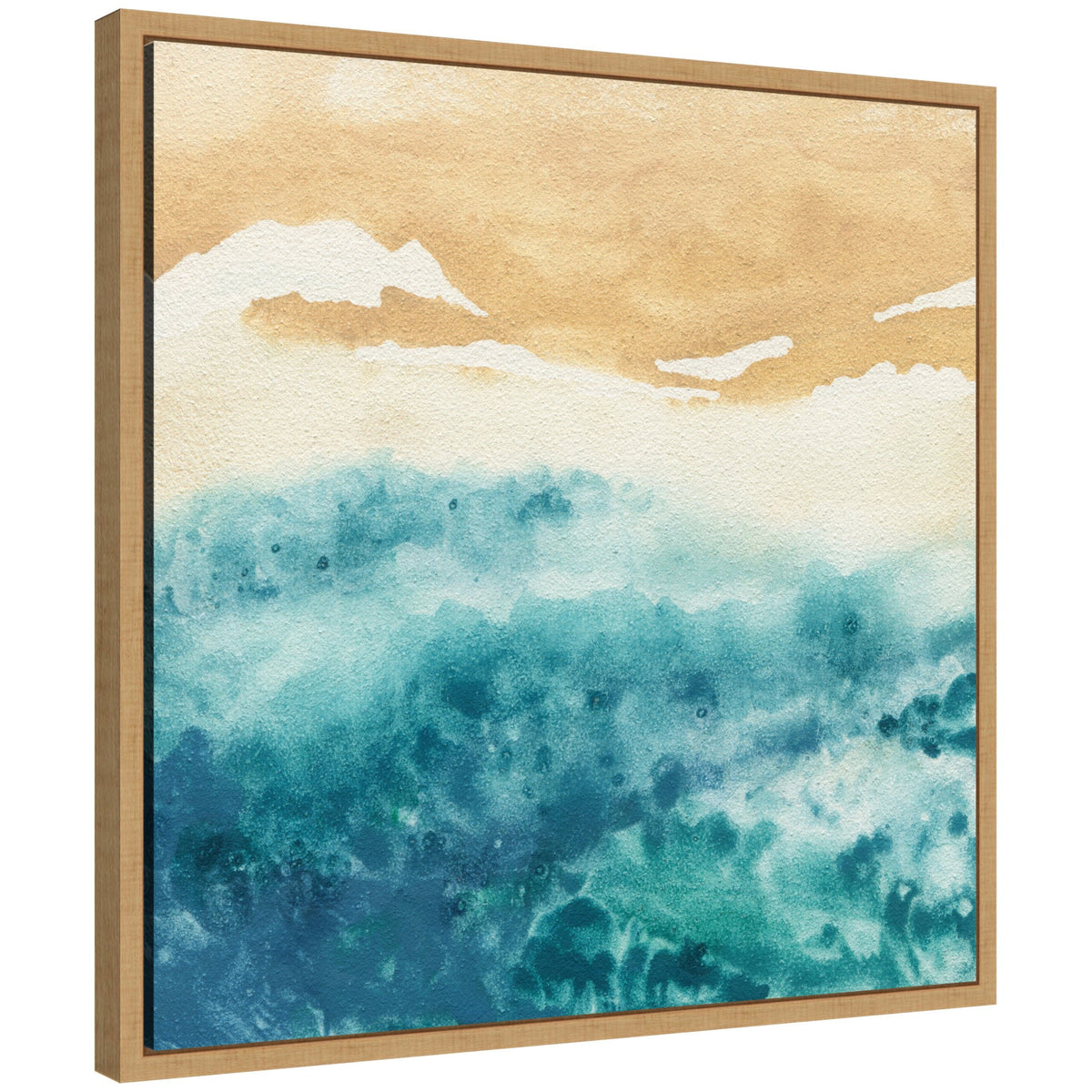 Sylvie On Warm Sand Framed Canvas by Janet Meinke-Lau