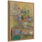 Nature morte au vase de fleurs circa 1932 Edouard Vuillard by Nostalgia Prints Framed Canvas Wall Art Print