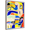 Sylvie Abstract 04 Framed Canvas by Emma Daisy