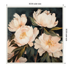 Sylvie Beautiful Painterly Floral Bouquets 2 Framed Canvas by The Creative Bunch Studio
