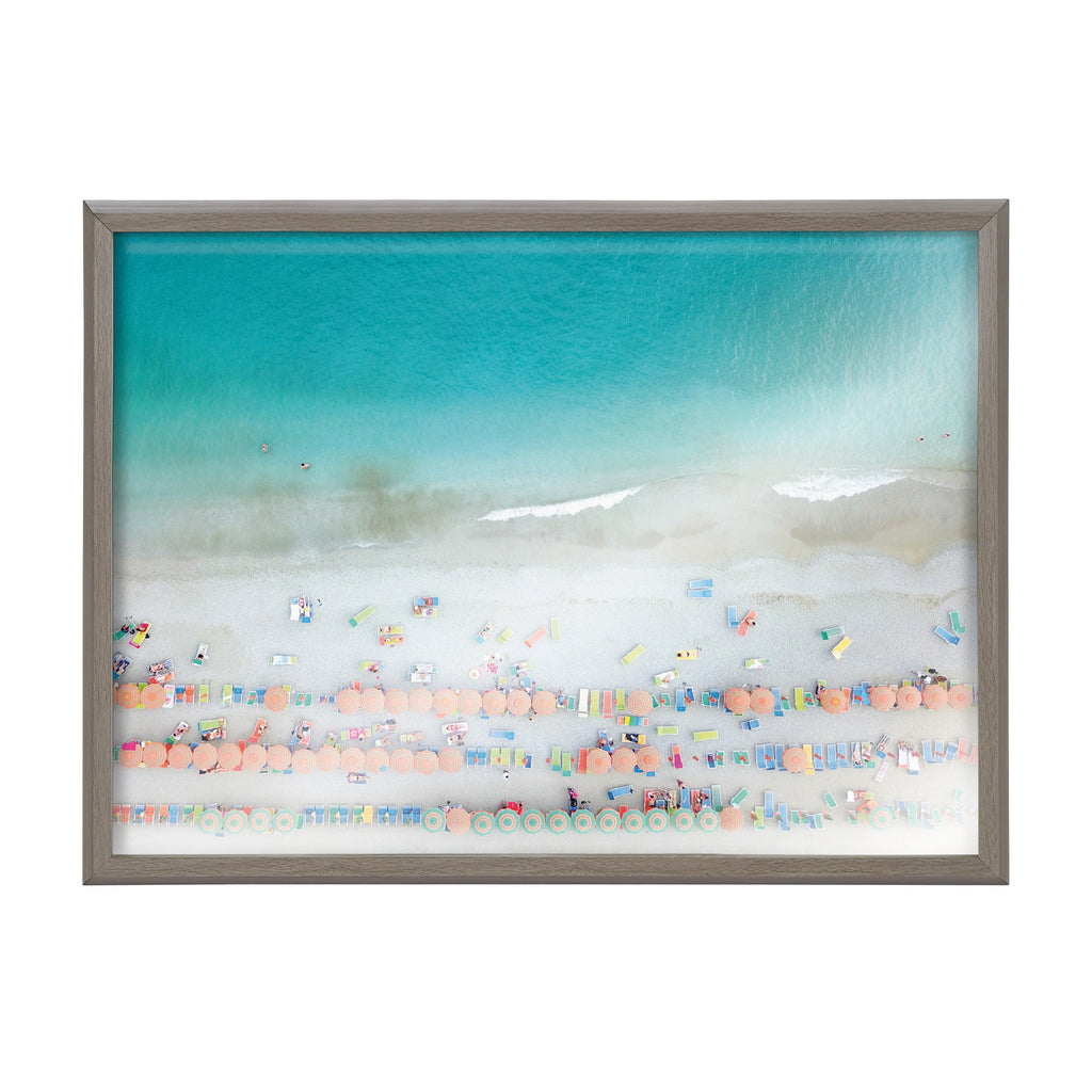 Blake Monterosso Framed Printed Glass by Rachel Bolgov