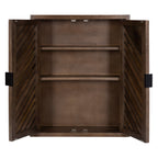 Mezzeta Tall Wood Bath Cabinet