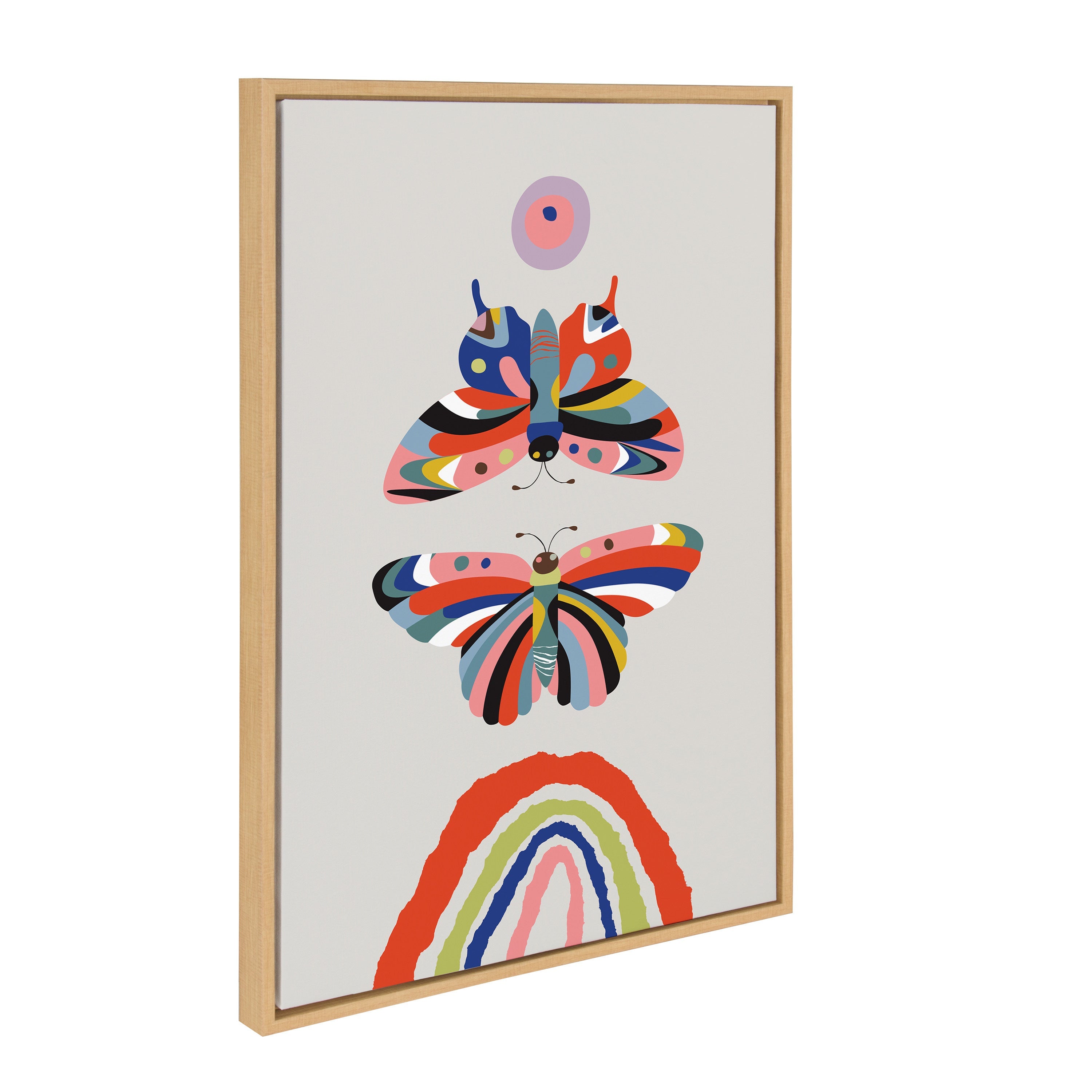 Sylvie Butterflies Framed Canvas by Rachel Lee of My Dream Wall