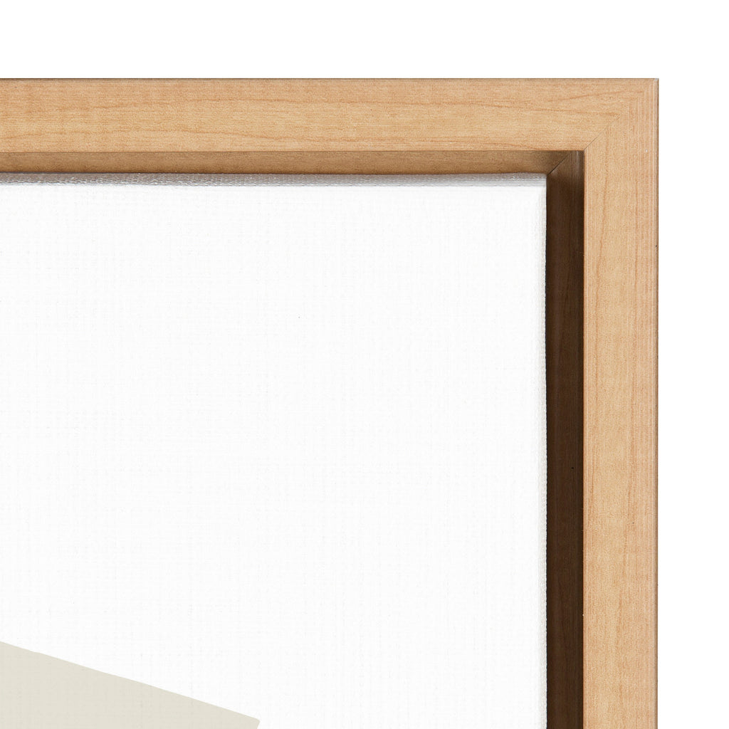 Sylvie Constructed I Neutral Framed Canvas by Statement Goods