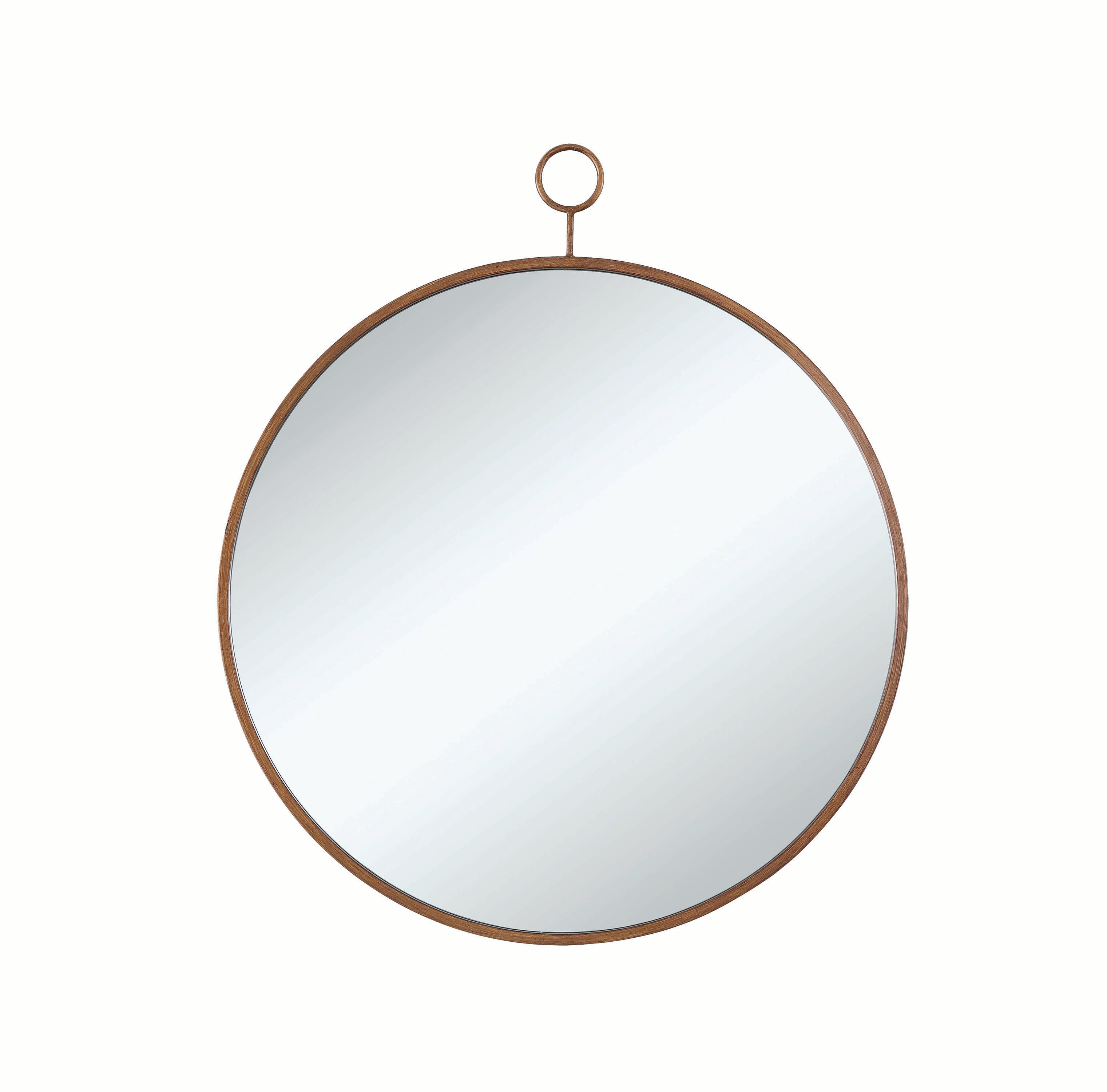 Coaster Furniture Coaster Contemporary Round Wall Mirror With Gold Frame 902354