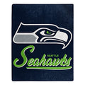 Seattle Seahawks Blanket 50X60 Raschel Signature Design