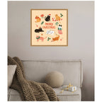 Sylvie Framed Canvas Christmas Cats by Tania Garcia