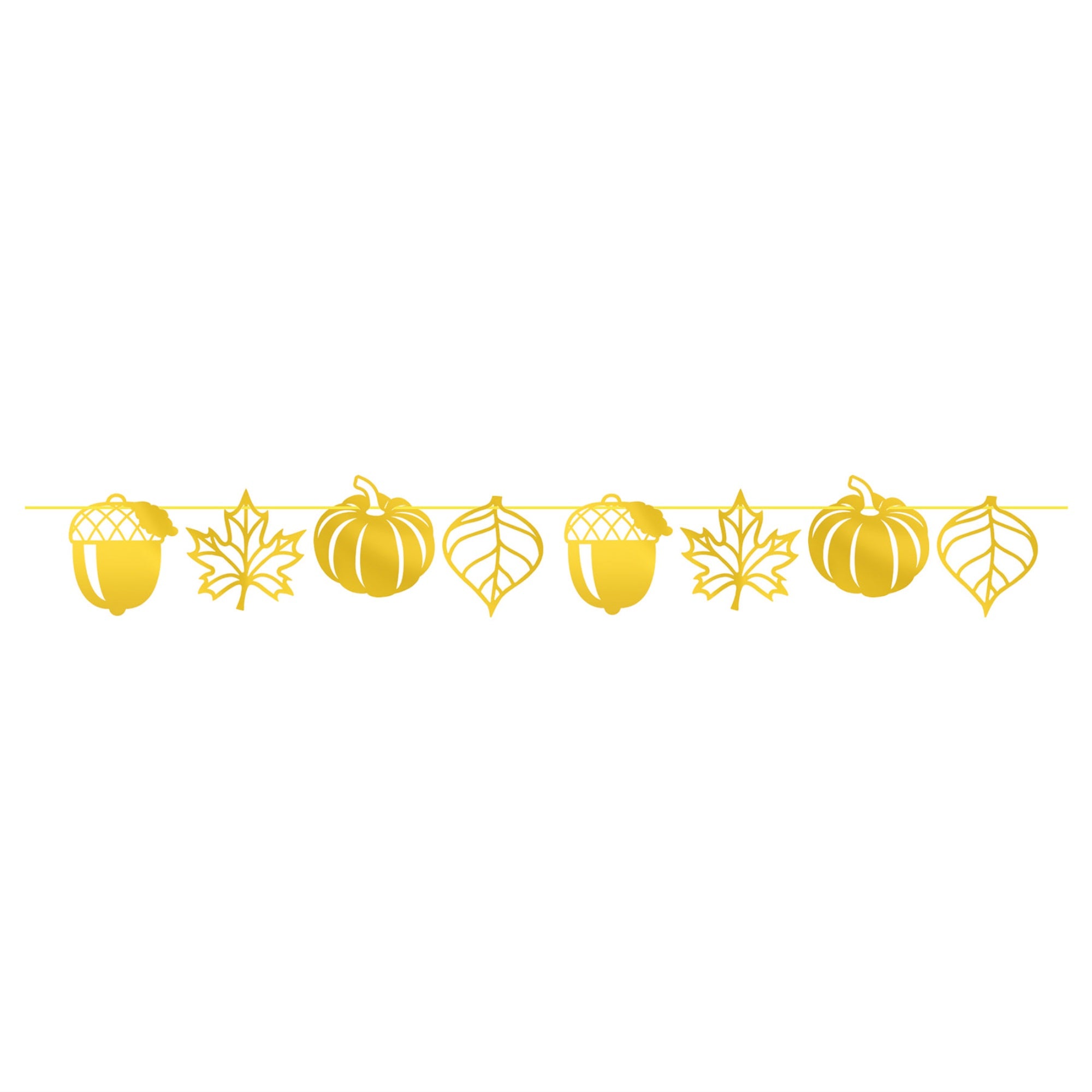 Foil DieCut Fall Streamer ( Pack Of 12 )