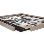 Blake Video Chat Dogs Framed Printed Glass by The Creative Bunch Studio