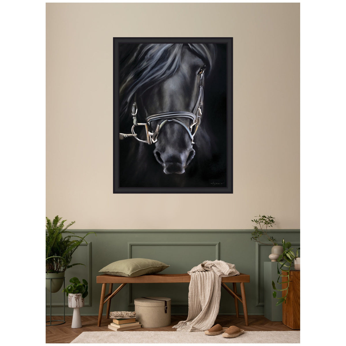 Ebony Splendor by Mary Sparrow Framed Wall Art Print