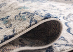 Safavieh Madison Collection Accent Rug - 2'3'' X 4', Cream & Light Grey, Glam Paisley Design, Non-Shedding & Easy Care, Ideal Fo