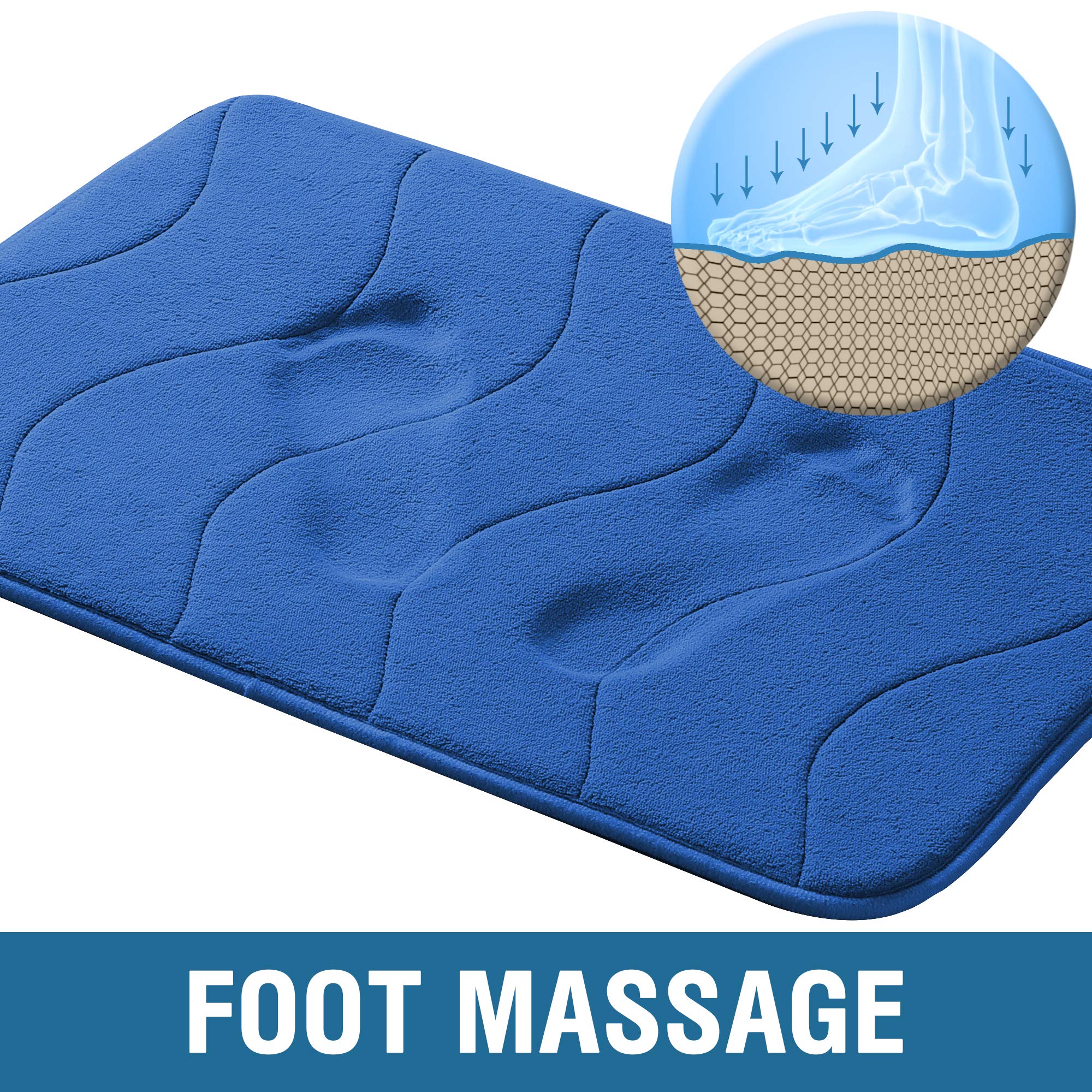 Flamingo P Memory Foam Bath Mat Non Slip Bathroom Rugs Bath Rug For Bathroom Super Absorbent Machine Washable Bath Rug Carpet Fo