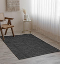 HOMEMONDE Herringbone Cotton Area Rug - 4 x 6 Abstract Accent Rug - Reversible Boho Lightweight Throw Rug for High Traffic Are