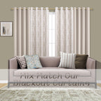 Mrs.Naturall 96 Inch Long Living Room Curtains Drapes 2 Panel Set,Blackout Thermal Light Blocking Boho Farmhouse Earth Earthy To