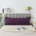 Household 100% Jersey Cotton Pillowcase 20   x54   -Light Weight, Comfortable, Super Soft Pillow Case with Envelope Closure (Dar