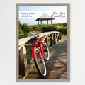 MCS Museum Poster Frame 24x36 Barnwood, Vertical & Horizontal Wall Hanging Large Picture Frame for Photos, Posters & Art Prints 