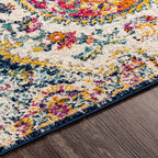 Livabliss Romaine Vintage Medallion Runner Area Rug,2'7'' X 7'6'',Orange