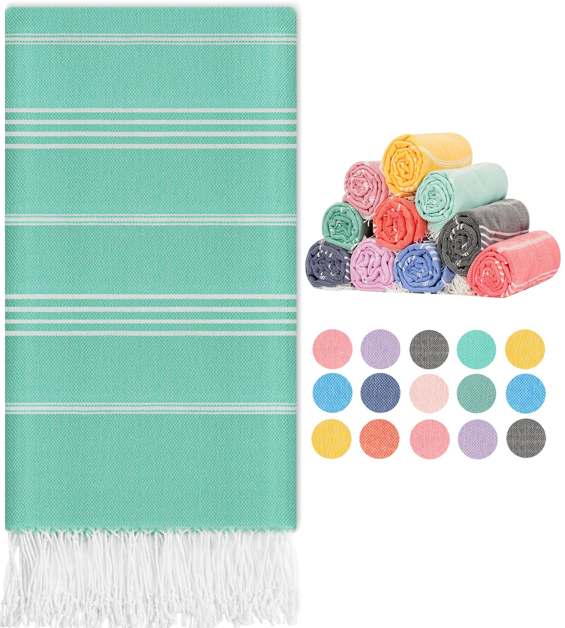 Turkish Beach Towels Swim Towel Long Lounge Chair Accessories Oversized Sand Free Compact Beach Umbrella Tent Shelter Canopy Cha