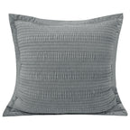 Cocoploceus 1 Piece 18X18 Pillow Cover Velvet Striped Pillow Cover Gray Square Cushion Cover Soft Decorative Texture Pillow Cove