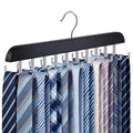 Tie Rack Hanger for Closet,1 Blet Organizer for Men with 20 Foldable Hooks