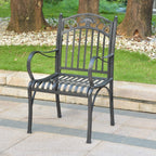 International CaravanInternational Caravan Segovia Iron Arm Chair (Set of 2)