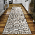 Addison Rugs Laredo Alr36 Gray Washable 2'3" X 7'6" Indoor Outdoor Hallway Runner Rug, Stain Resistant Washable Kitchen Area Carpet For Bathroom, Entry, Patio, Laundry And Bedroom Rug