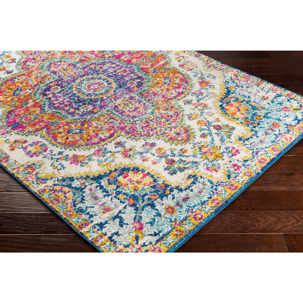 Livabliss Romaine Vintage Medallion Area Rug, 9' X 12'6'', Orange
