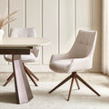 Home Centre | Dining Chair For Home | Metal | Beige | 1 Year Warranty