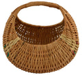 Devan Handicrafts Bamboo Storage Basket (Brown, 25.4 cm x 25.4 cm x 20.32 cm)