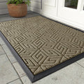 Yimobra Sturdy Front Door Mat, Heavy Duty Doormat For Outdoor Indoor, Non Slip Rubber Floor Mat For Entry, Easy Clean, Waterproo