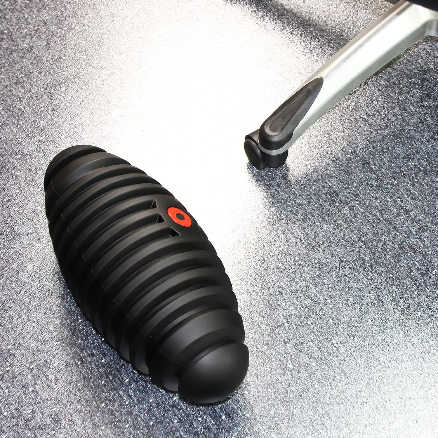 Floortex AFS-TEX Dynamic Active Foot Rest, Ergonomic Footrest to Keep You Active While Sitting - 7&quot; x 16&quot;, Black