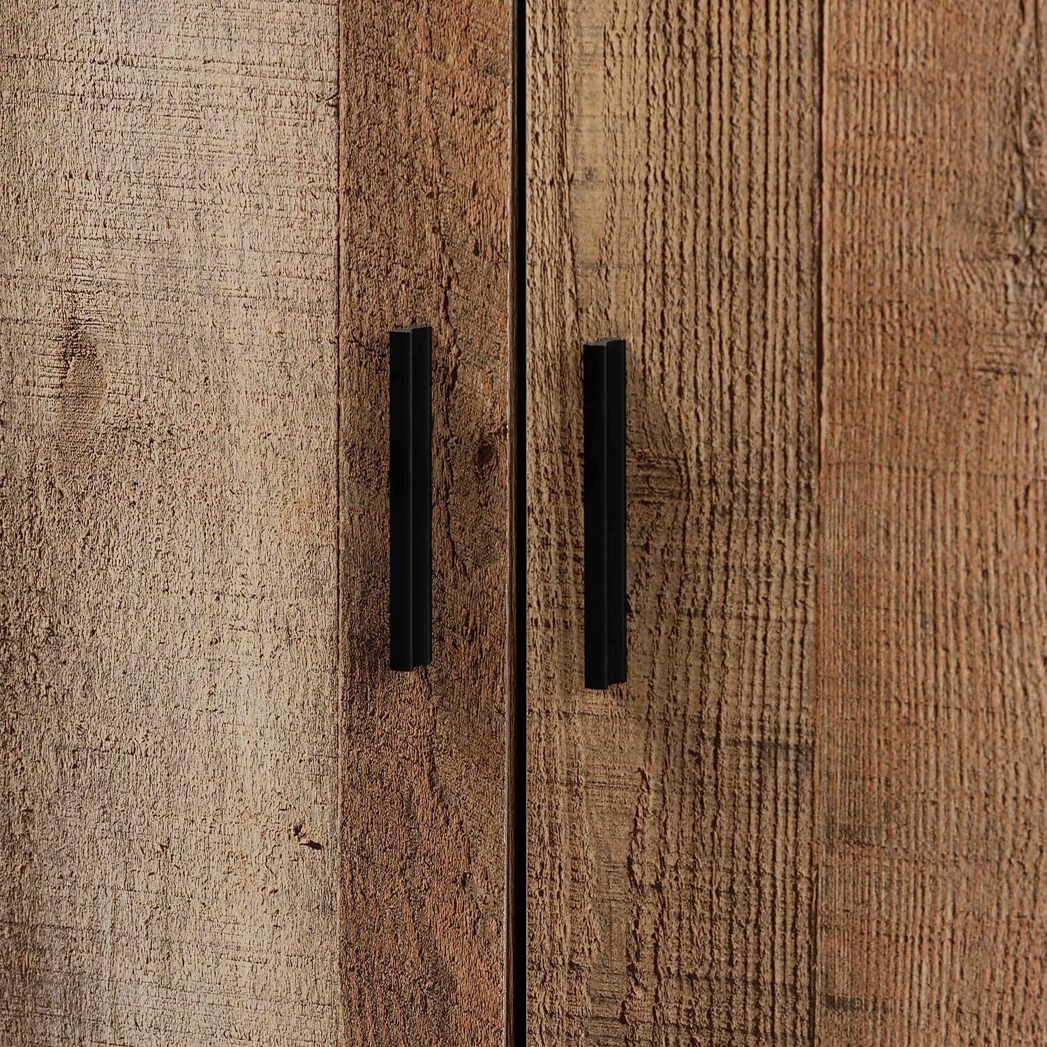 Baxton Studio Rustic Shoe Cabinet with Brown ID-SC003-Yosemile Oak-Shoe Rack