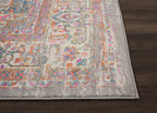 Nourison Passion Grey 9' X 12' Area Rug, Boho, Traditional, Easy Clean, Non Shedding, Bed Room, Living Room, Hallway (9X12)