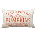 Fall Pillow Covers 12x20 inch Hand Picked Pumpkin Lumbar Throw Pillow for Fall Farmhouse Decorations Fall Pillows Outdoor Decora