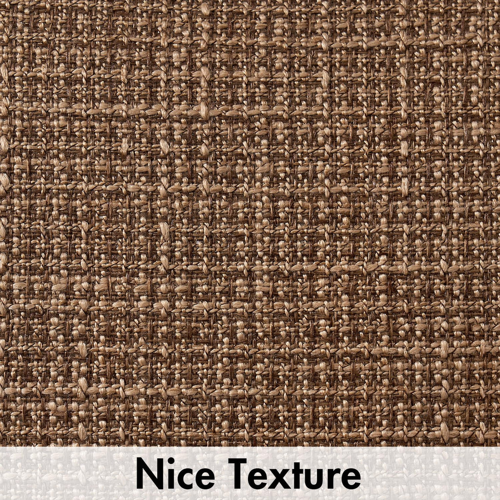 Miulee Burlap Linen Throw Pillow Covers 18X18 Inch Brown Decorative Pillow Covers Modern Farmhouse Pillowcases Soft Accent Cushi