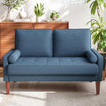 Vesgantti Loveseat Sofa with Solid Wood Legs, 48  Small Couches for Small Spaces, Love Seat for Living Room, Bedroom, Easy Assem