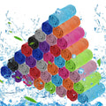 MENOLY 50 Pack Cooling Towel Workout Towel Ice Towel for Neck[32x12], Microfiber Towel Soft Breathable Chilly Towel for Sports, 