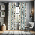 Ambesonne Bear Window Curtains, Cartoon Animals With Pastel Tones And Scandi Lines Hands Paws Dots Dream, Lightweight Decor 2-Pa