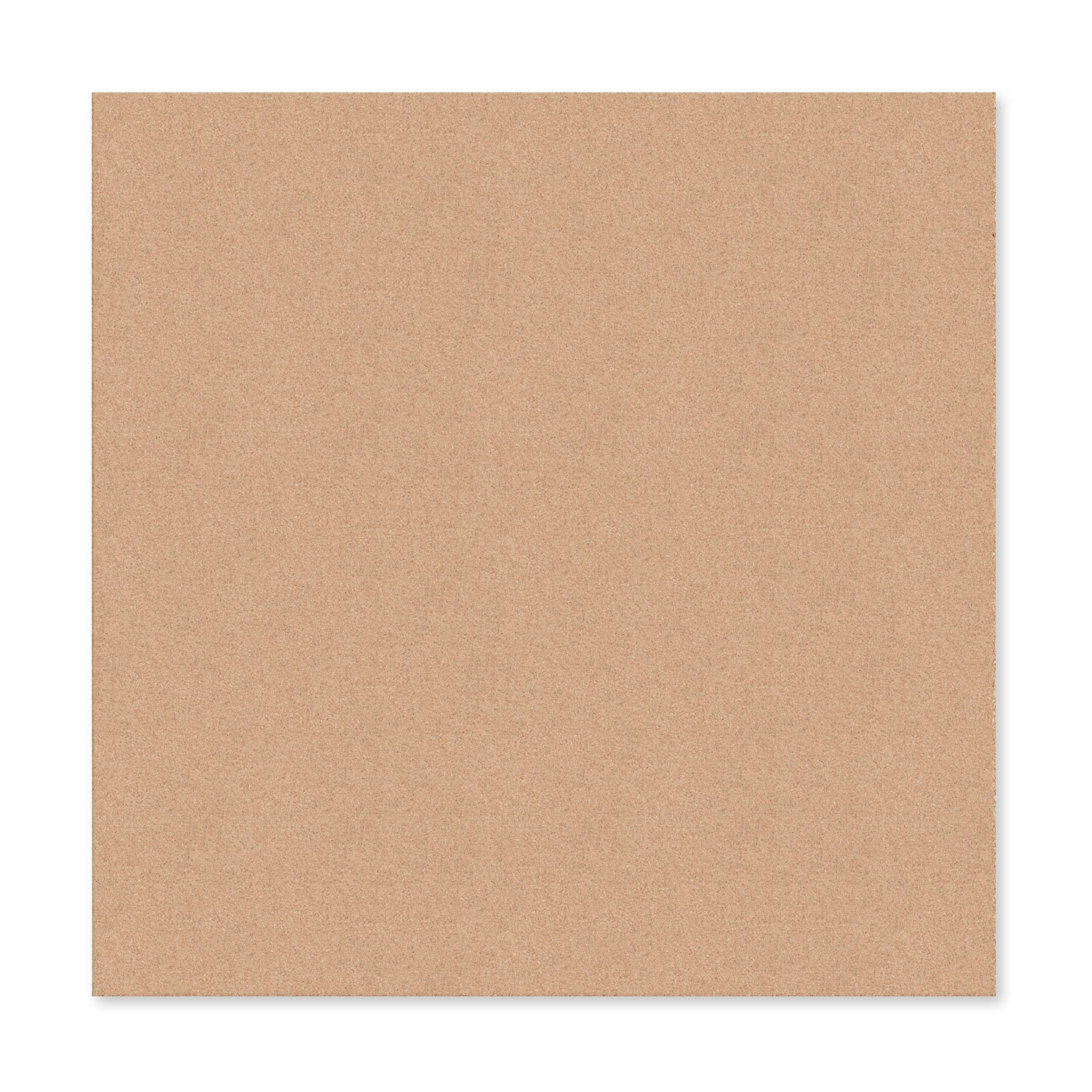 U Brands Cork Canvas Bulletin Board, 14 X 14 Inches, Frameless (463U00-04)