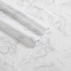 Eddie Bauer Home Sheets Cotton Percale Bedding Set,3 Pcs, Crisp & Cool, Stylish Home Decor, Twin, Fish Atol White/Grey
