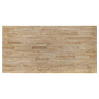 Coaster Home Furnishings Hollis Rectangular Counter Height Dining Table Brown and White