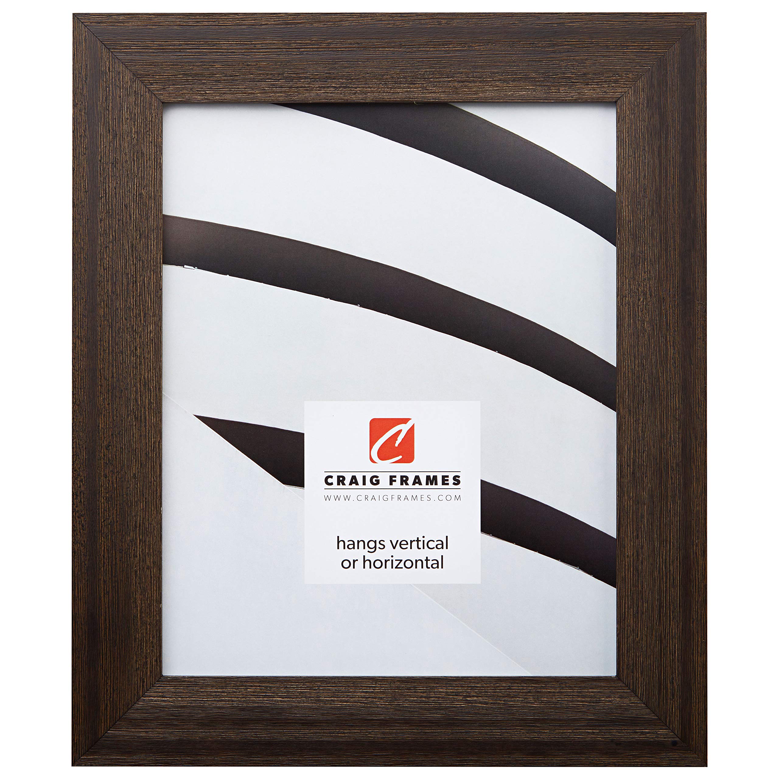 Craig Frames 1.5DRIFTWOODBK 12 x 16-Inch Picture Frame, Wood Grain Finish, 1.5-Inch Wide, Weathered Black