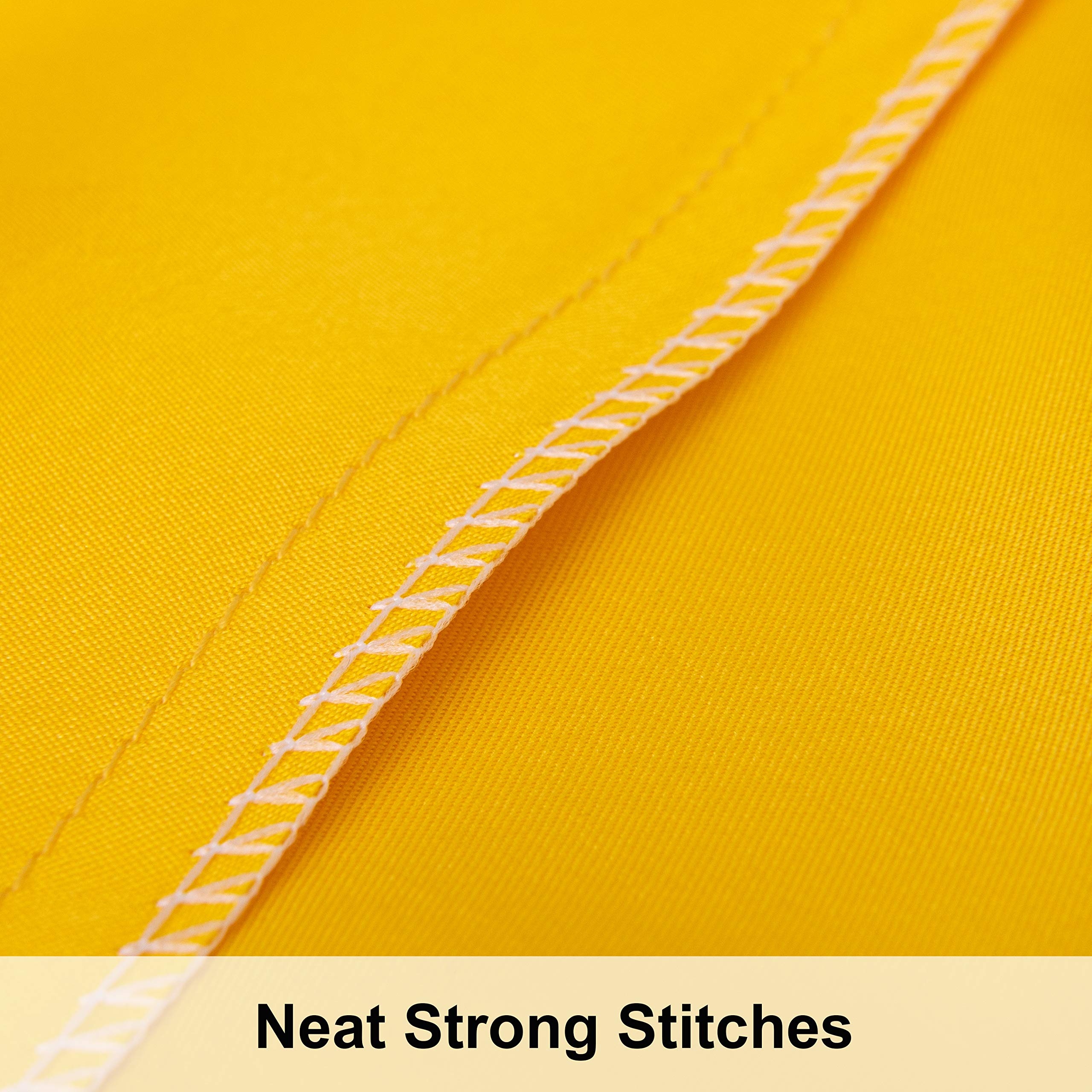 Ntbay Satin Body Pillowcase For Hair And Skin, Luxurious And Silky Pillow Case With Envelope Closure, 20X54 Inches, Yellow