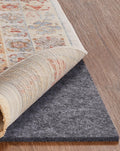 Veken Non Slip Cushioned Rug Pad Gripper 9 x 12 Ft, Felt and Silicone Backing, 1/8 inch Thick Carpet Liner for Hardwood Floors a