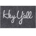 Hlfmvwe Door Mats Outdoor Welcome Hey Y'All Doormats For Front Door Indoor Entrance Low Profile Non Slip Rubber Heavy Duty Backi