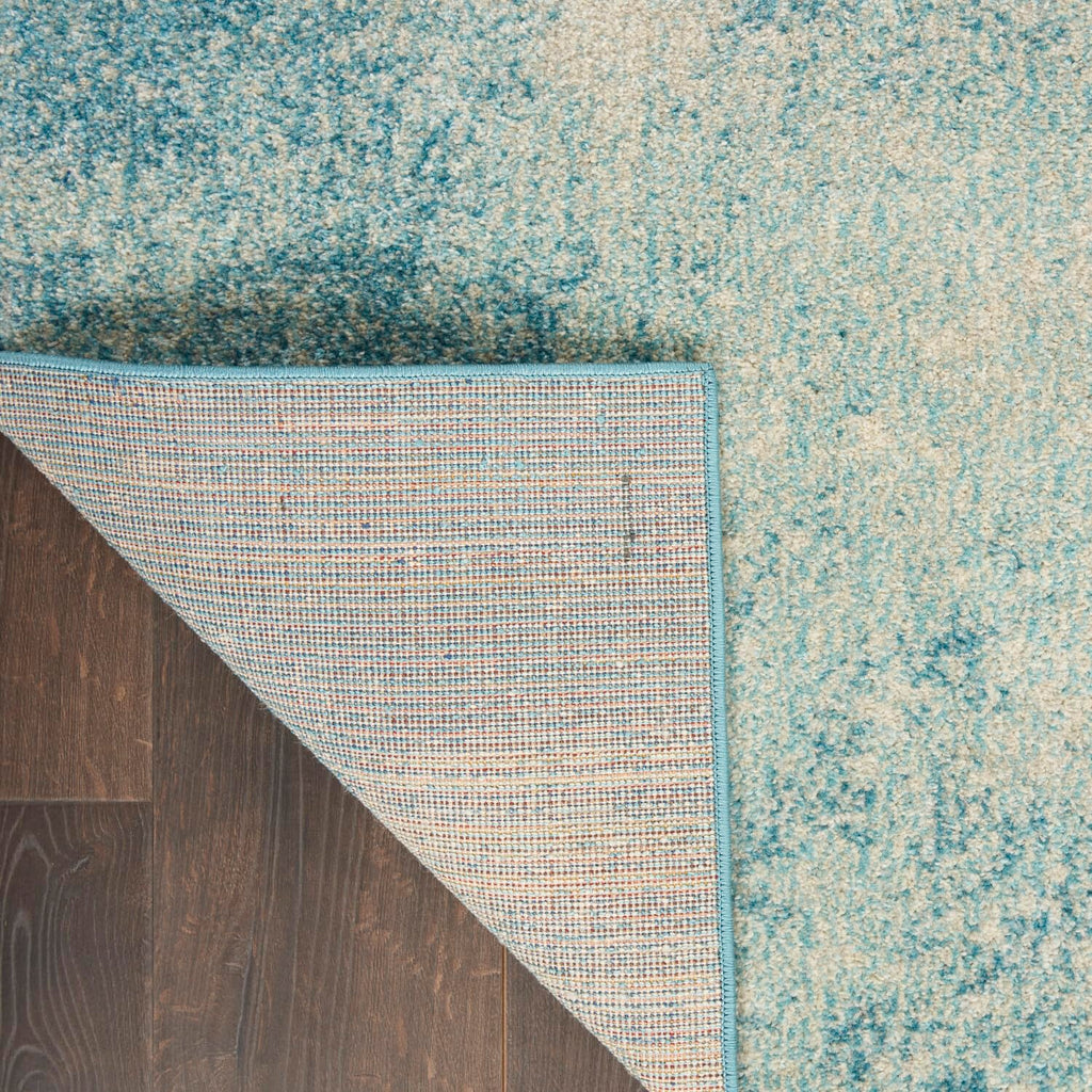 Nourison Passion Navy/Light Blue 3'9'' X 5'9'' Area-Rug, Modern, Abstract, Easy-Cleaning, Non Shedding, Bed Room, Living Room, D