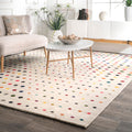 nuLOOM Dorie Polka Dot Area Rug, 3 x 5, Multi Color, Rectangular, 0.45 Thick