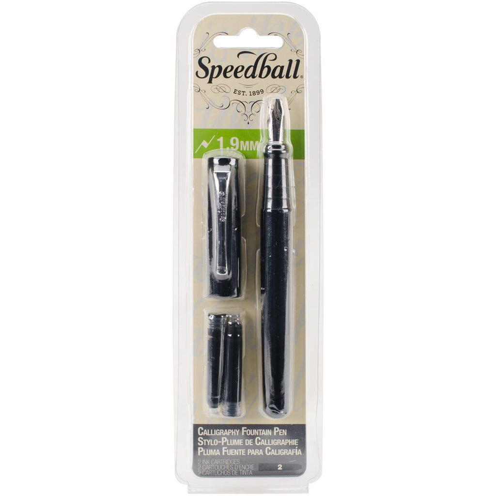 Speedball 002902 Calligraphy Fountain Pen 1.9Mm - Fountain Pen - 1.9Mm - Black Ink