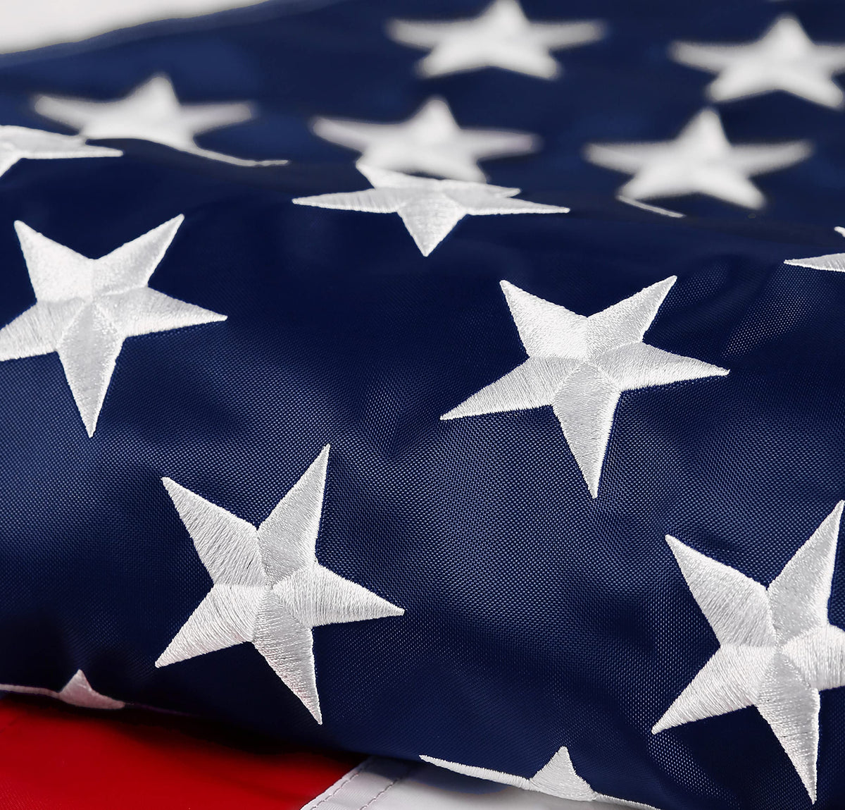 American Flag 4X6 Ft: Longest Lasting Us Flag, Made From Nylon, Embroidered Stars, Sewn Stripes, Brass Grommets, Uv Protection P